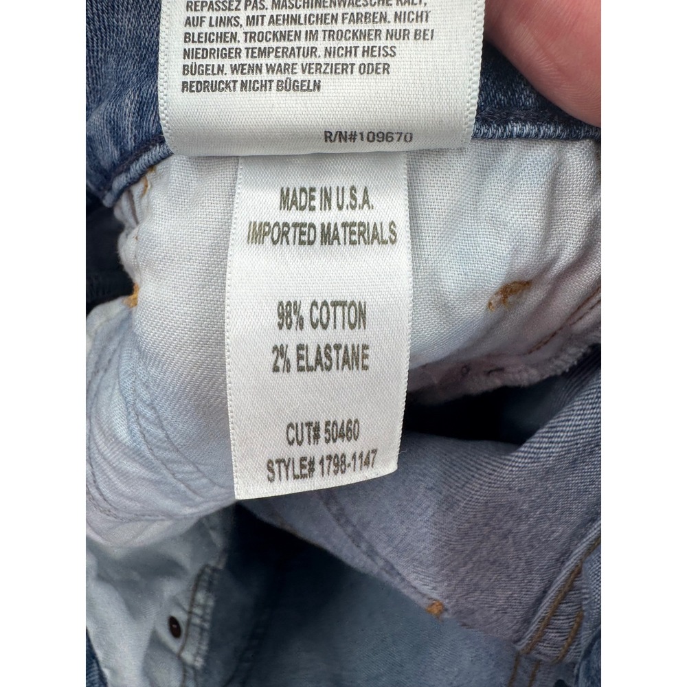 Citizens of Humanity Georgia High Rise Bootcut Split Hem Jeans Blue 25 - Picture 7 of 14
